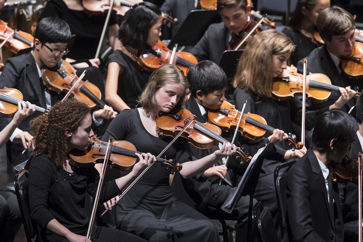 Santa Barbara Youth Symphony performing at the Lobero Theatre