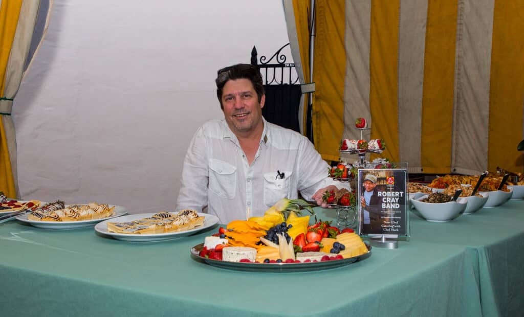 Food available in the Lobero Courtyard