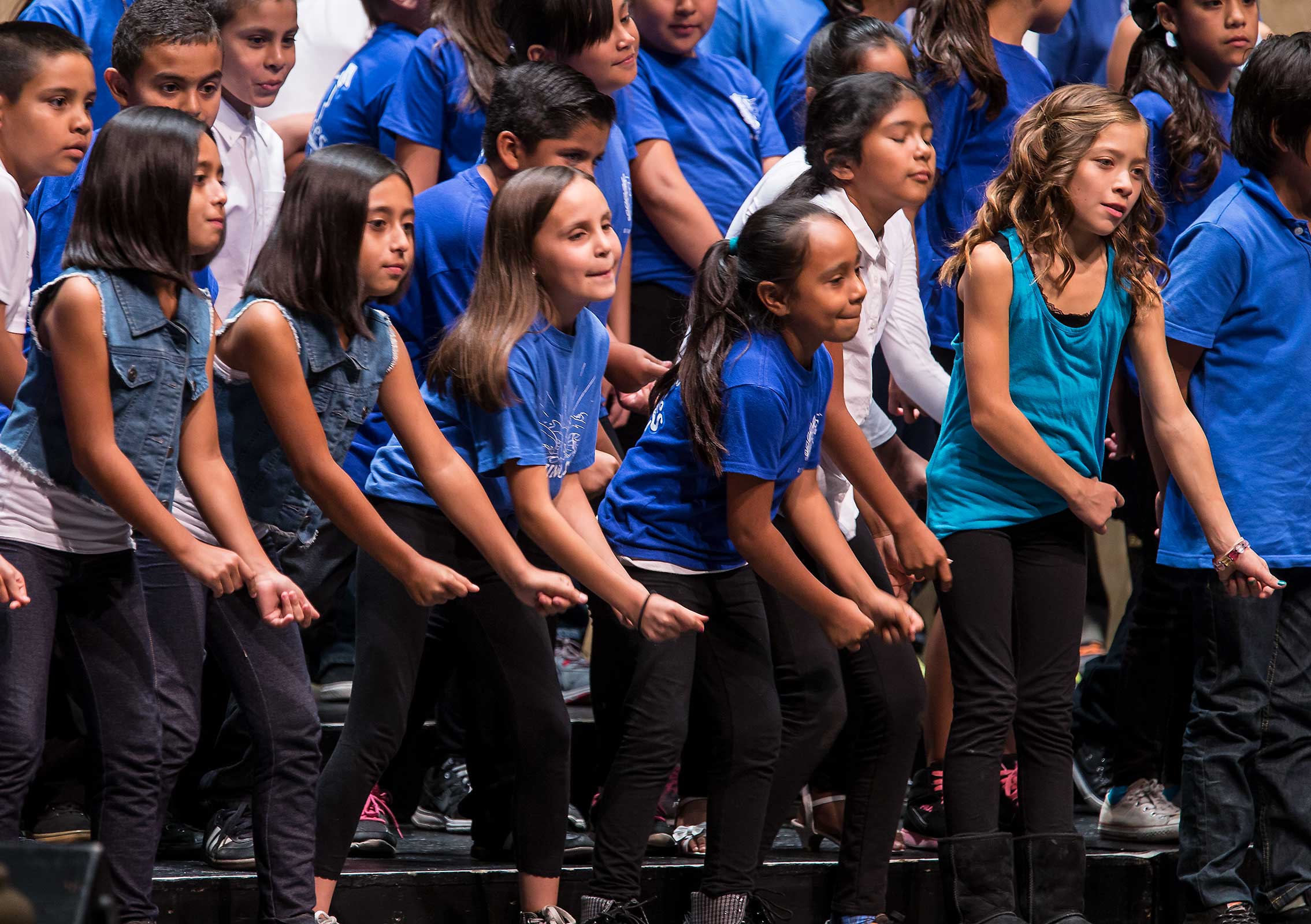 Santa Barbara VocalJazz students performing