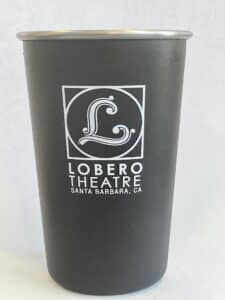 Lobero Theatre reusable pint cup